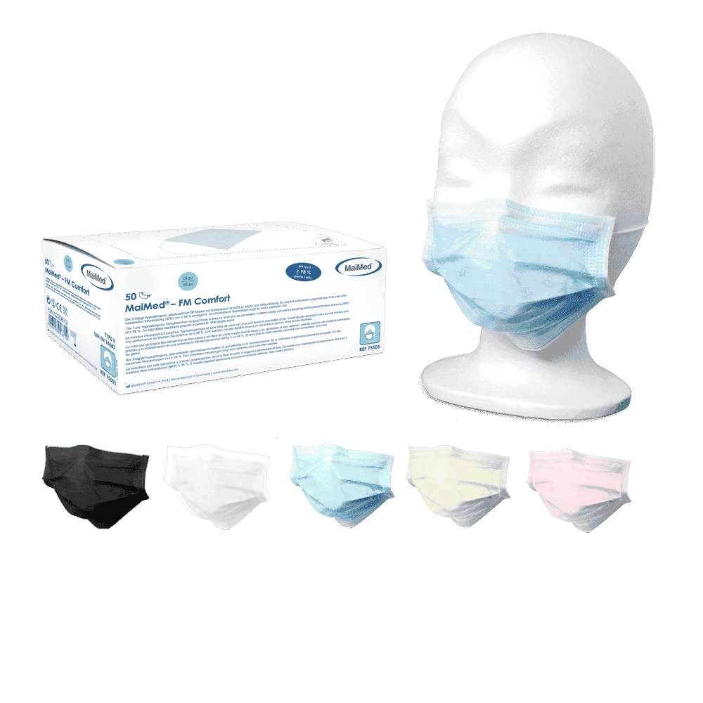MaiMed® – FM Comfort Mundschutz mit Gummizug