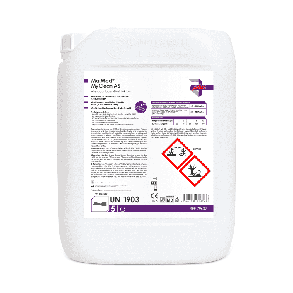 MaiMed® MyClean AS Absauganlagen-Desinfektion