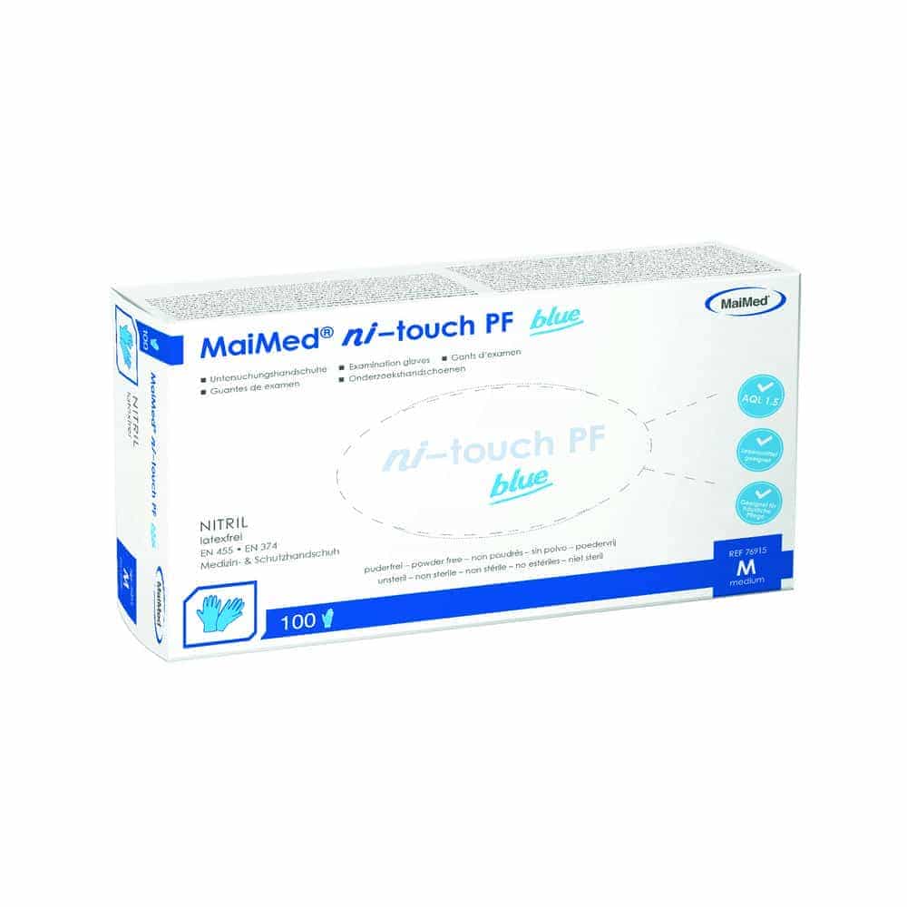 ni-touch_PF_Nitrilhandschuh_76915_CMYK-Kopie MaiMed ni-touch blue PF Nitrilhandschuh