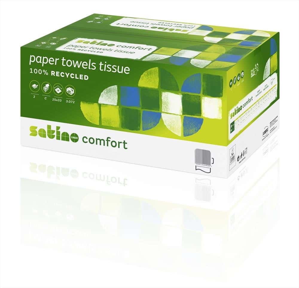 Wepa Clou Comfort Handtuchpapier, Lagenfaltung