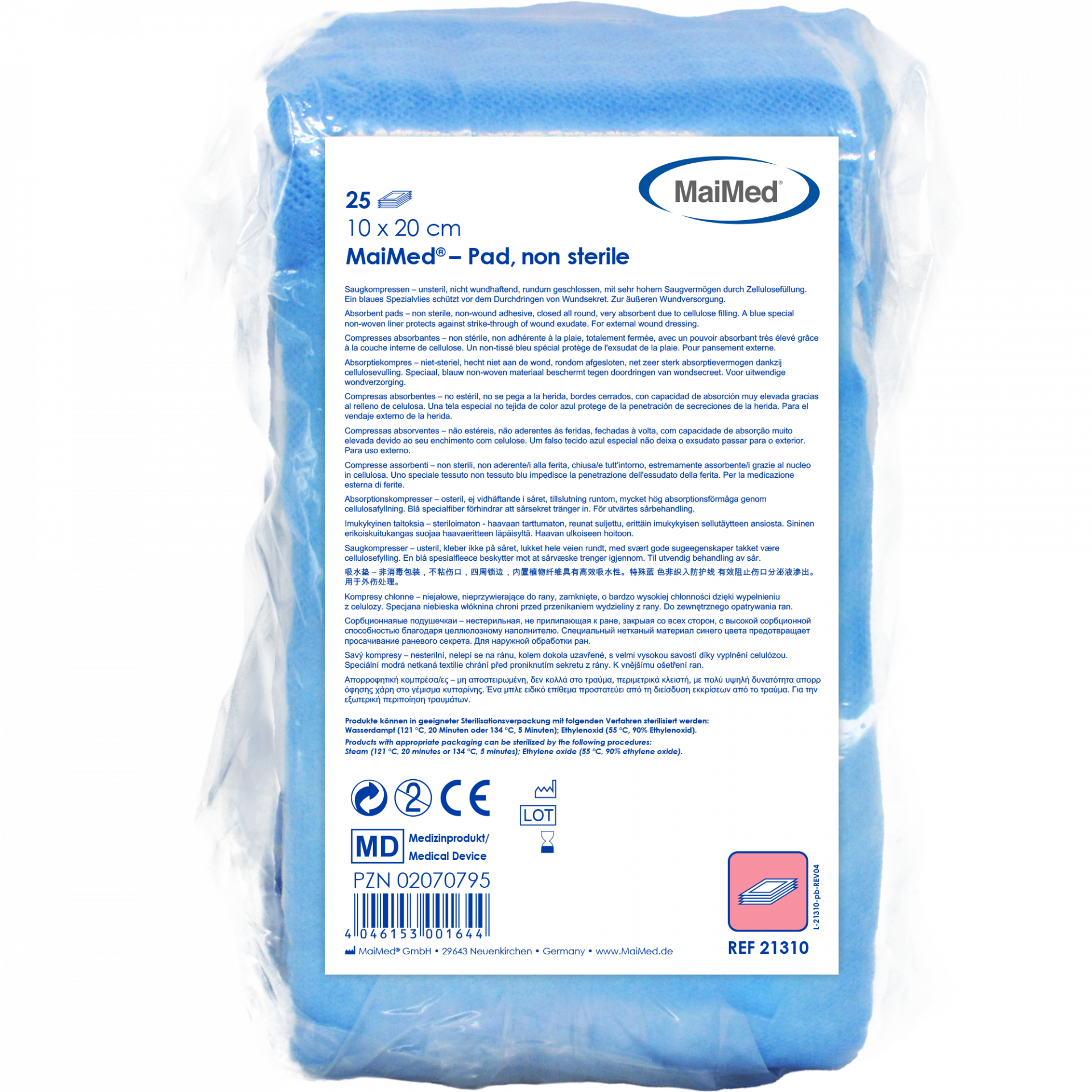 MaiMed® – Pad Saugkompresse unsteril