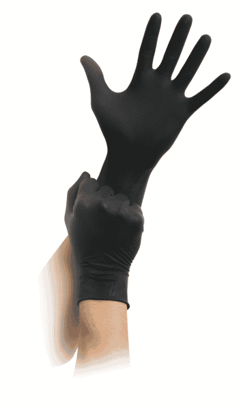 MaiMed® - Black LX Latexhandschuh (schwarz)